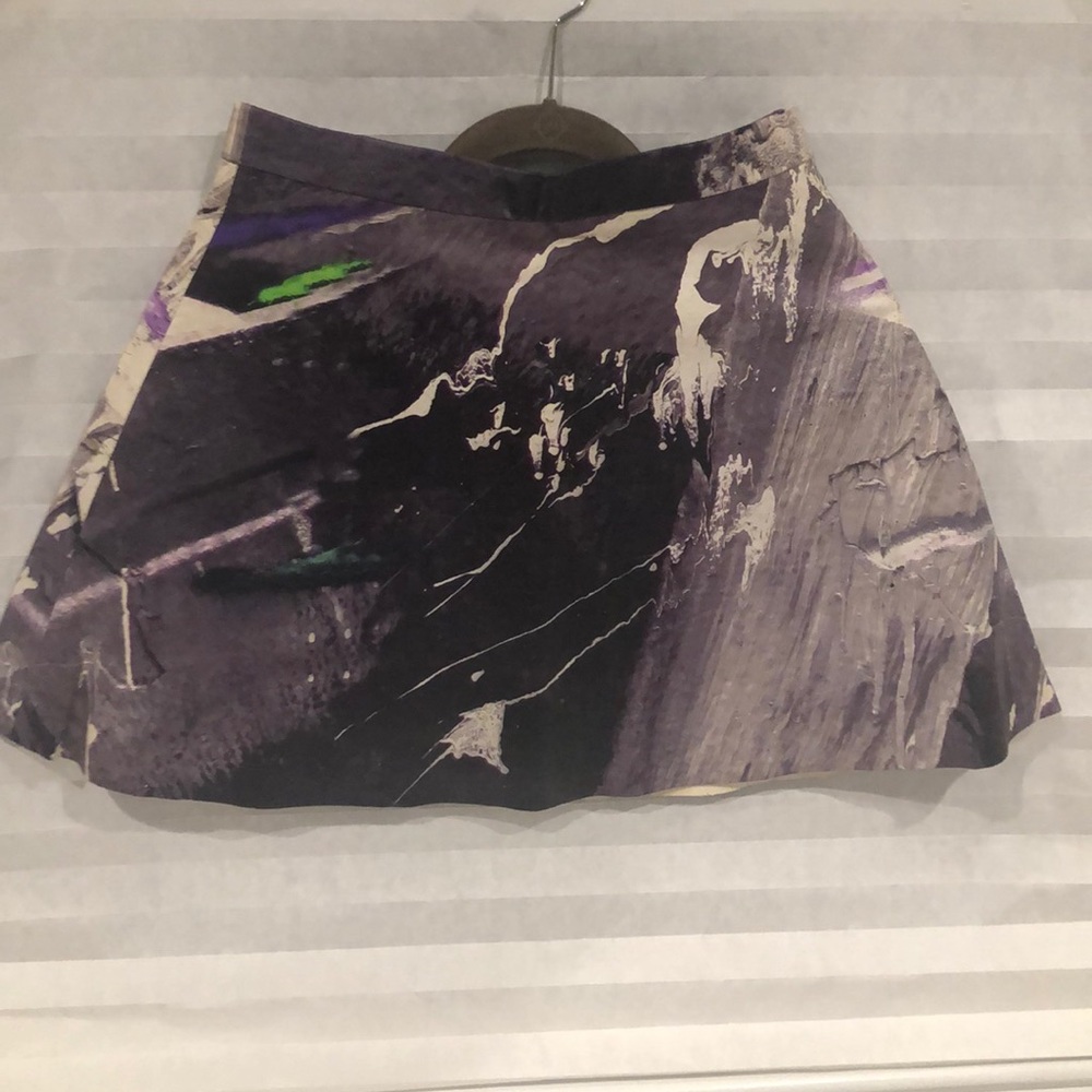 Unique Leather A mini skirt